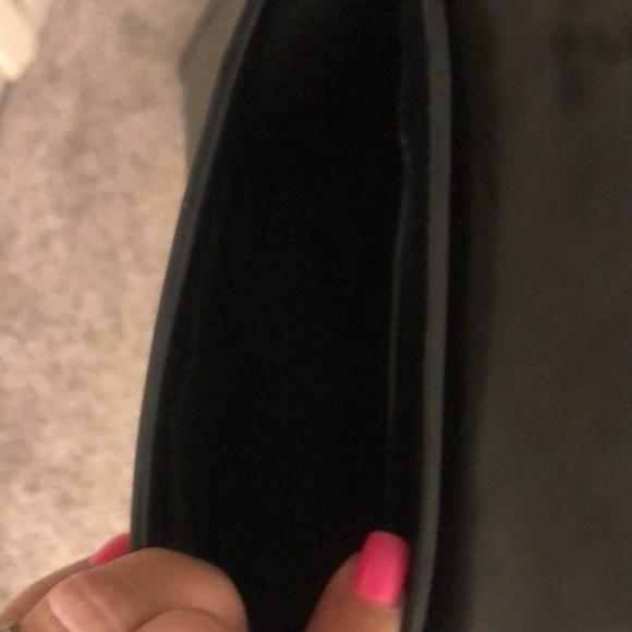 NWOT cute little black Biker purse , can be used with Chain or handle. - Picture 7 of 7